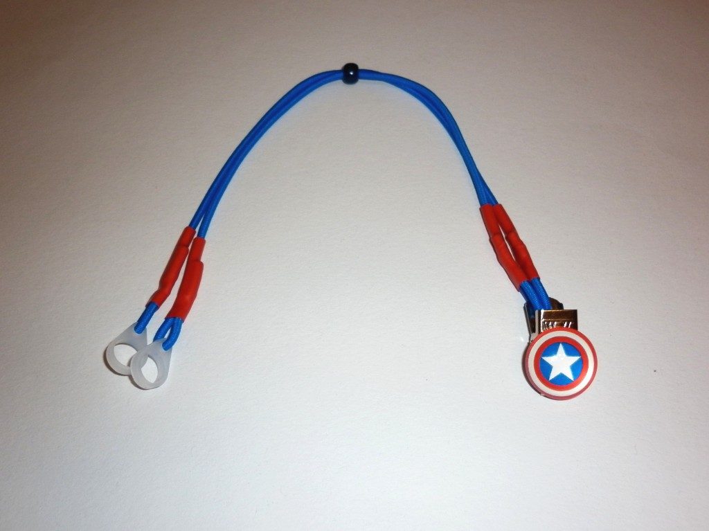 Fotka produktu Safety clip for 2 hearing aids Capitán America