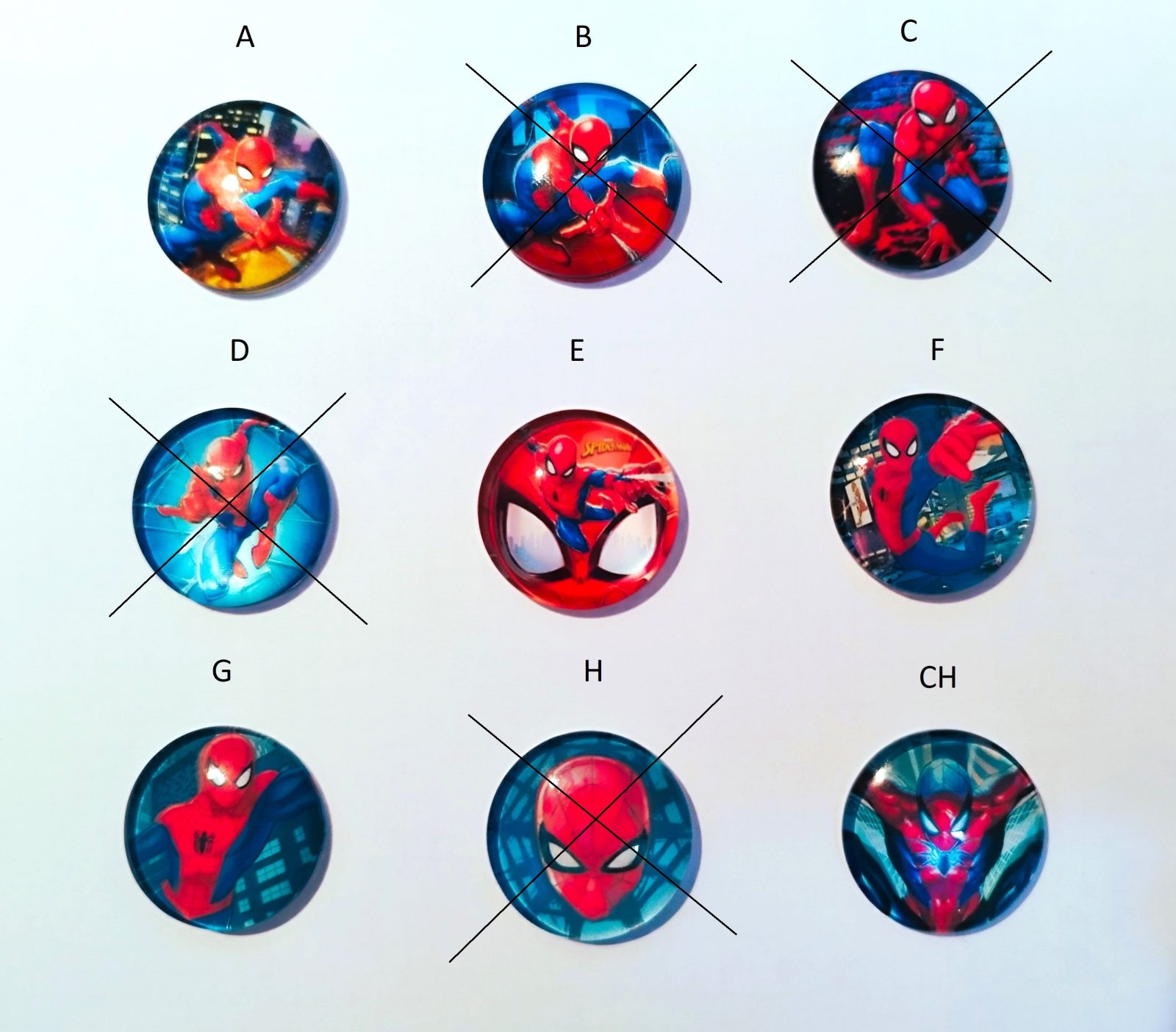 Fotka produktu Záchytný klip na 2 sluchadla Spiderman