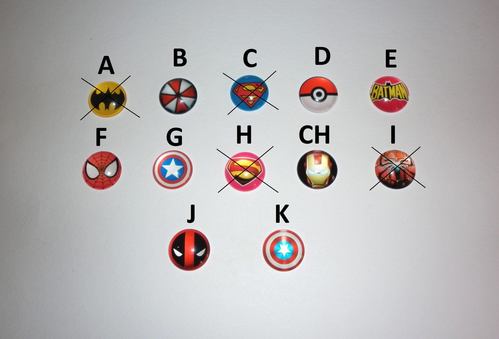 Fotka produktu Záchytný klip na 2 sluchadla Marvel